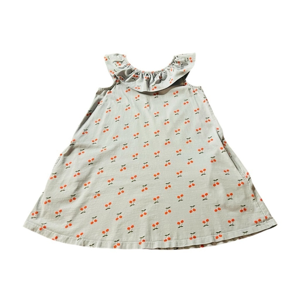Hanna Andersson Kids' Sleeveless Dress with a Cherry Pattern Size 8